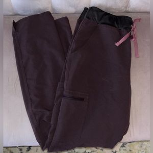 FIGS Espresso Brown Yola Scrub Pants Size Large Tall (L/T)